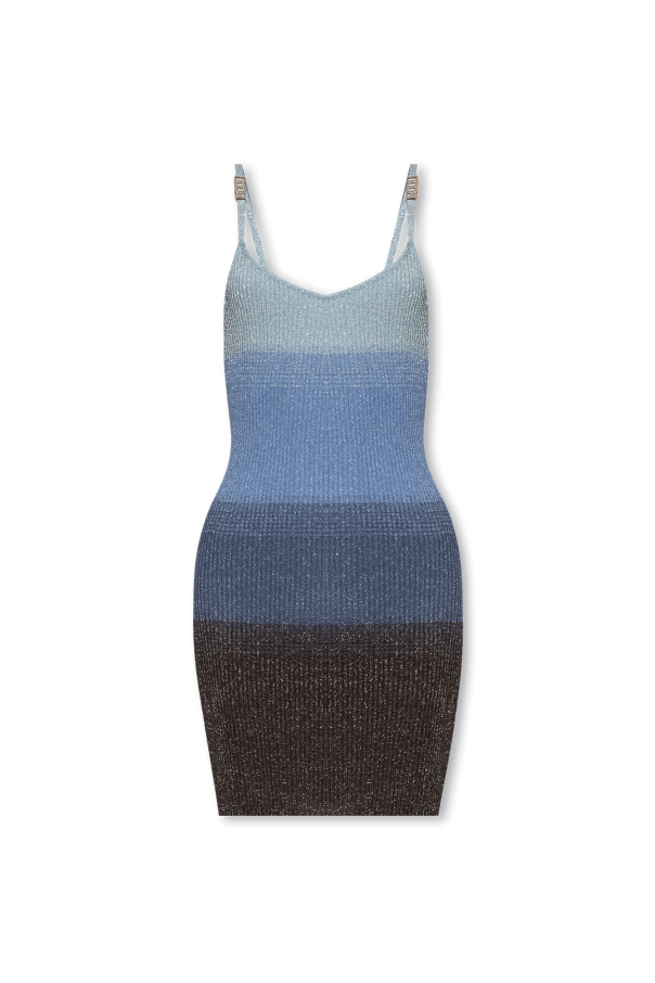 GCDS Slip dot-print dress