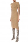 fendi long Embroidered dress