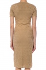 fendi long Embroidered dress