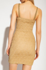 Fendi Slip dress with embossed pattern