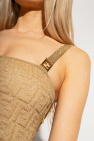 Fendi Slip dress with embossed pattern