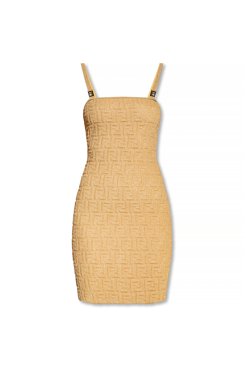 fendi Logomania Slip dress with embossed pattern