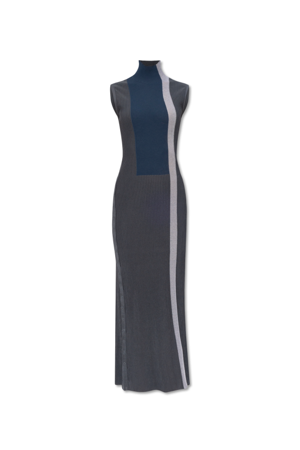 Fendi Prążkowana sukienka bez rękawów