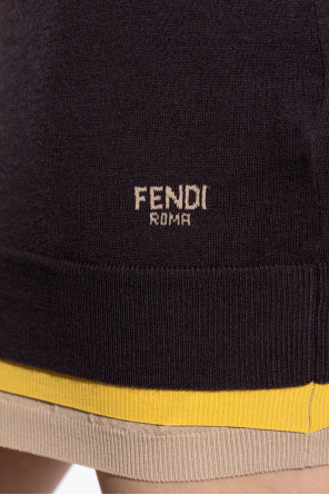 Fendi Dress with stand-up collar