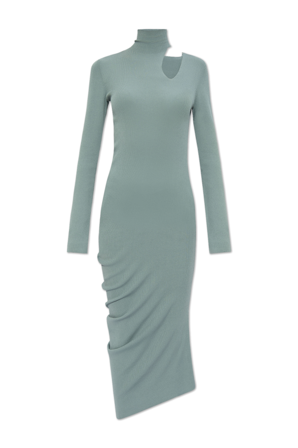 Asymmetric dress od Fendi