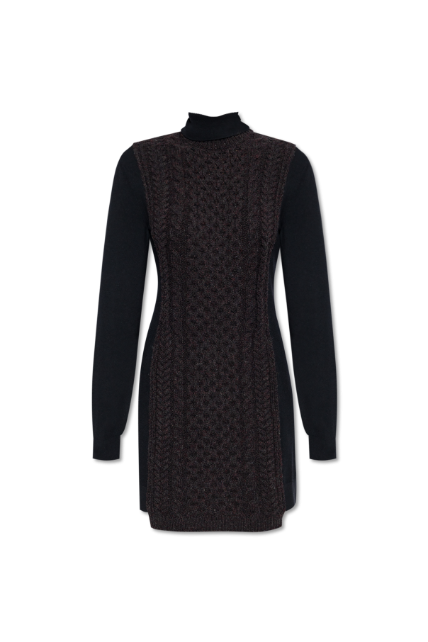 Fendi Wool turtleneck dress