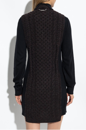 Fendi Wool turtleneck dress