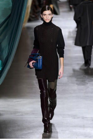 Fendi Wool turtleneck dress