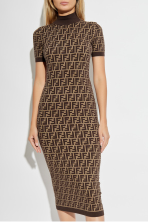 Fendi Dress with stand-up collar