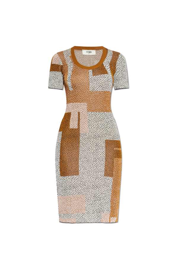 Patterned dress od Fendi