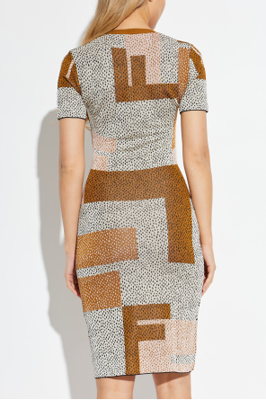 Fendi Gemustertes Kleid