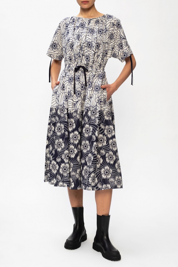 Moncler 'Abito' floral-printed dress | Women's Clothing | Vitkac