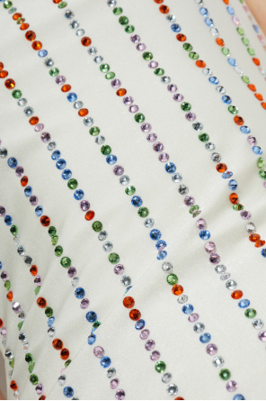 Oseree Vestido con acabado decorativo