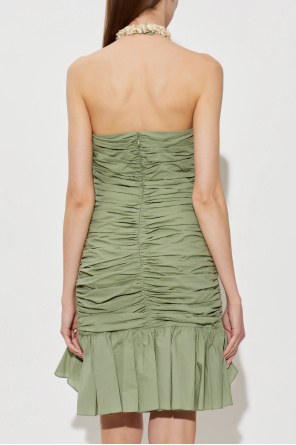 Balmain Short dress with appliqués at the neckline