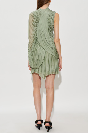 Balmain Vestido corto con drapeado
