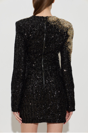 Balmain Vestido corto de lentejuelas