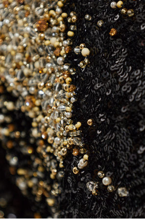 Balmain Vestido corto de lentejuelas