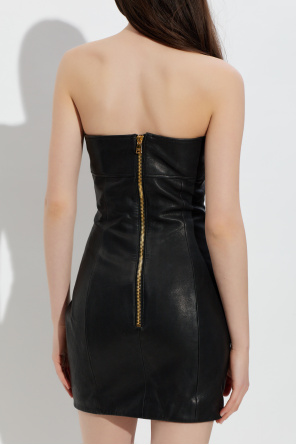 Balmain Leather dress