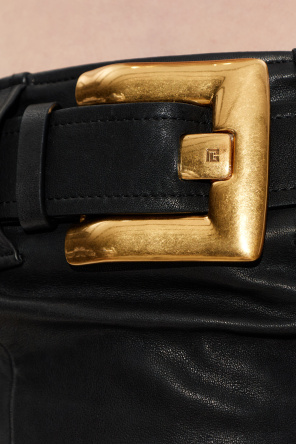 Balmain Leather dress