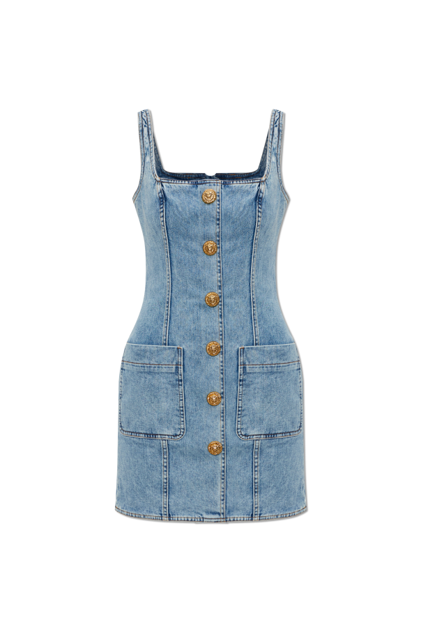 Denim dress od Balmain