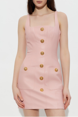 Balmain Leather dress
