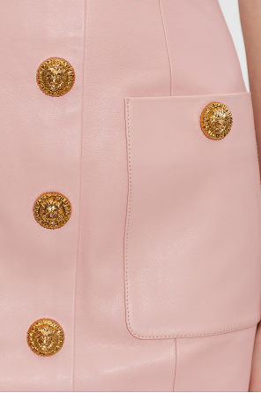 Balmain Leather dress