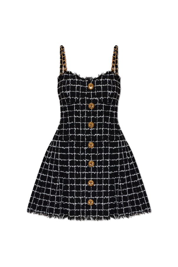 Balmain Tweed dress with straps