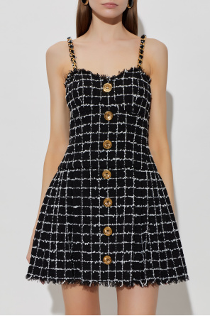 Balmain Tweed dress with straps