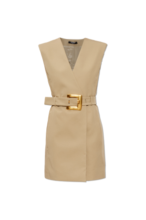 Dress with a waist belt