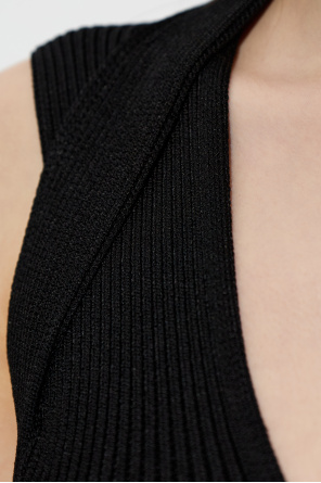 Balmain Wool dress with decorative belt