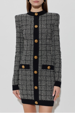 Balmain Tweed dress with lurex thread