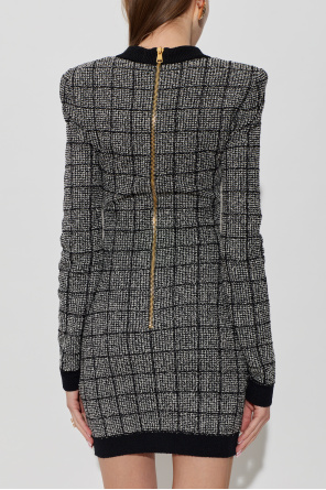 Balmain Tweed dress with lurex thread