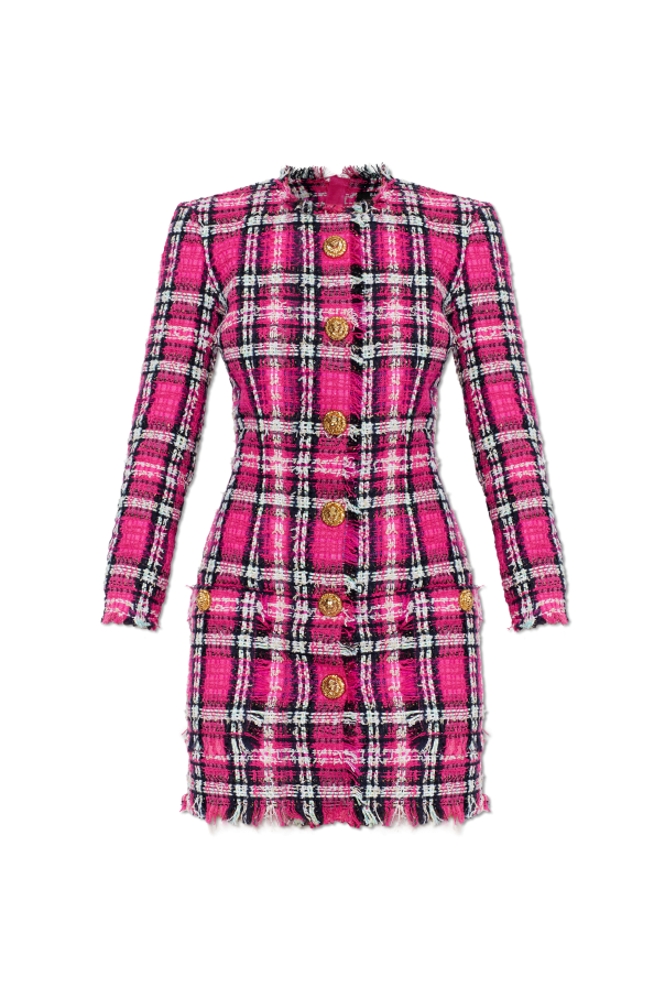 Tweed dress od Balmain