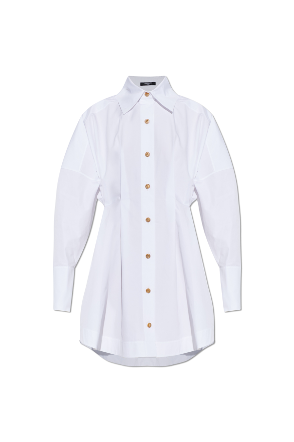 Dress tapered at the waist od Balmain