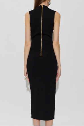 Balmain Dress with a deep V-neckline