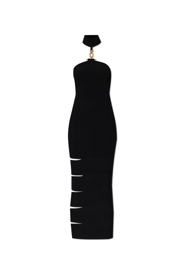 Dress with decorative slits od Balmain