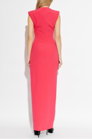 Balmain Long dress with decorative draping