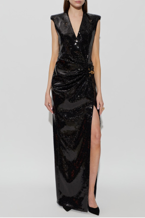 Balmain Vestido de lentejuelas