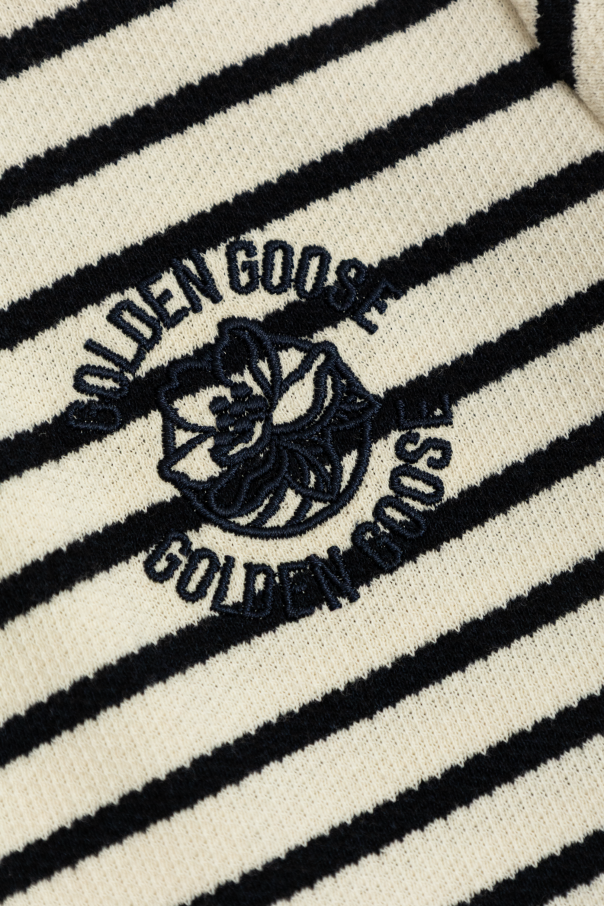 Golden Goose Kids Vestido con estampado de rayas