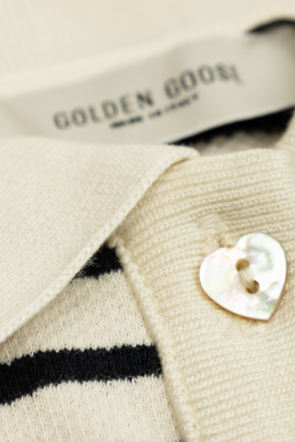 Golden Goose Kids Vestido con estampado de rayas