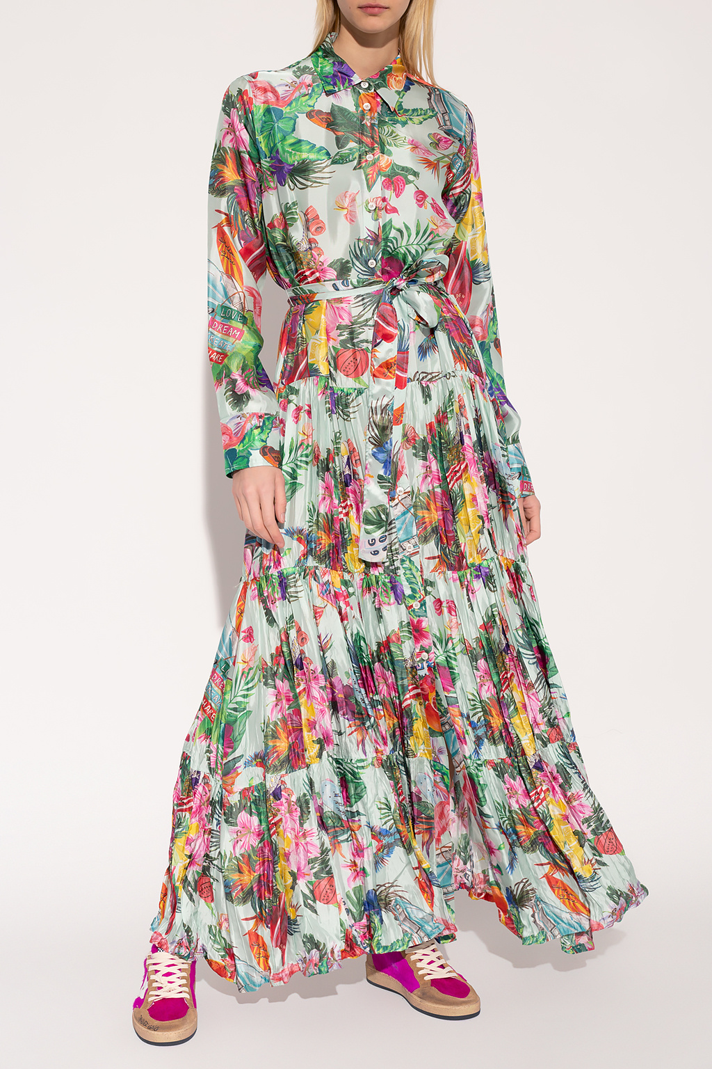 Golden Goose Dress with floral motif