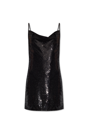 ‘Haddi’ sequinned slip dress