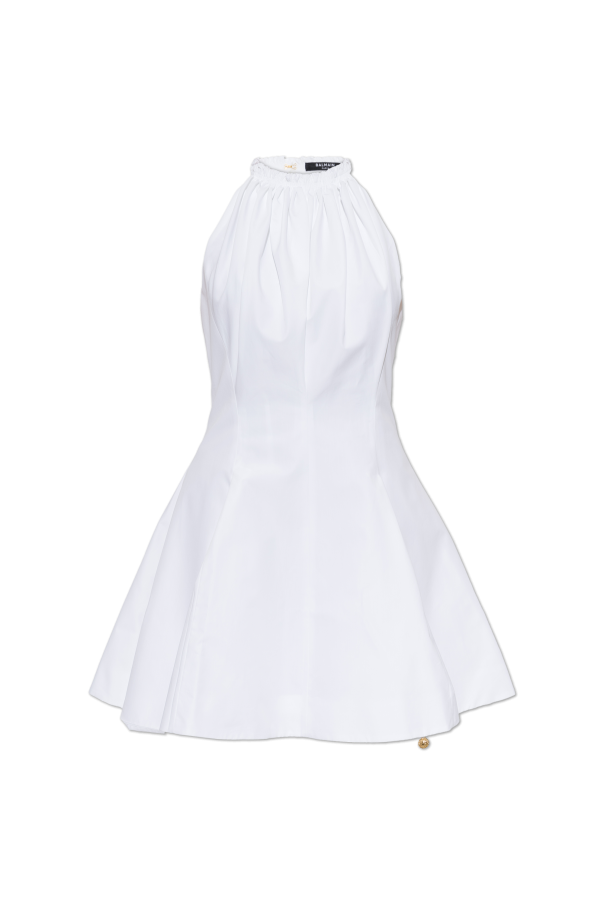 Sleeveless cotton dress od Balmain
