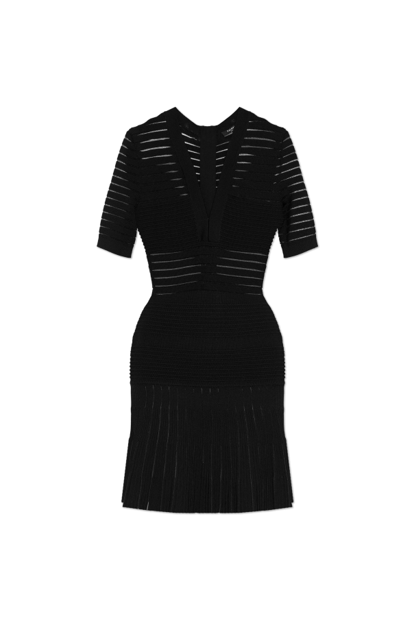 Dress with a V-neckline od Balmain