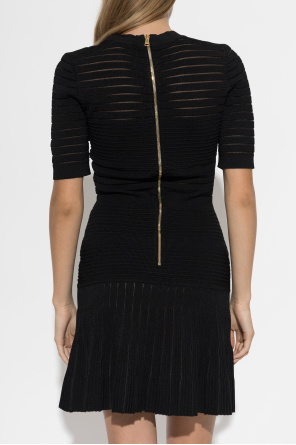 Balmain Sukienka z dekoltem w serek