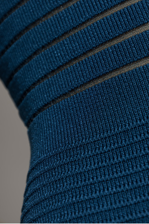 Balmain Sukienka z dekoltem w serek