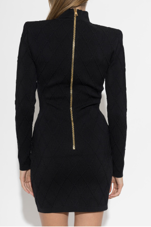 Balmain Sukienka z dekoracyjnymi guzikami