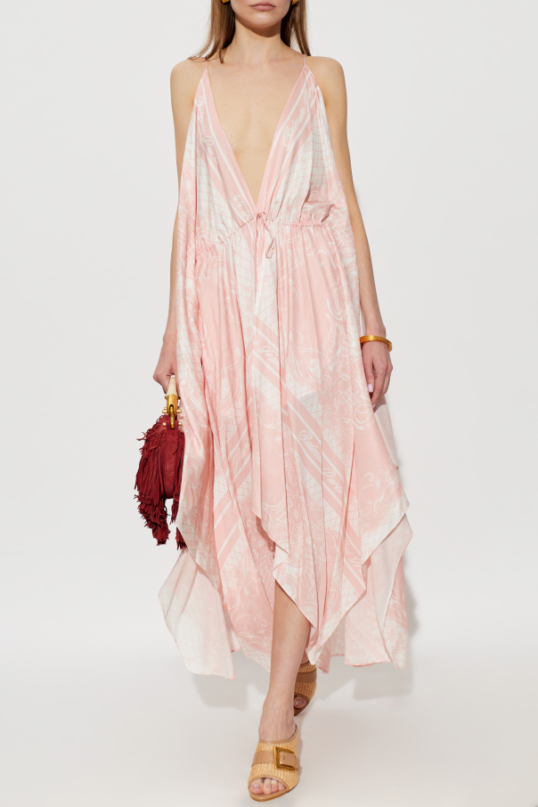 Balmain Asymmetrical strappy dress