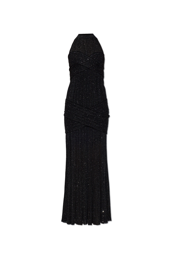Dress with shimmering sequins od Balmain