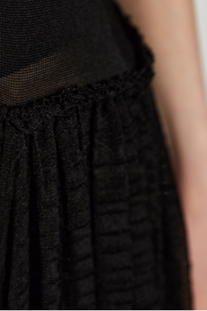 Balmain Asymmetrical sleeveless dress